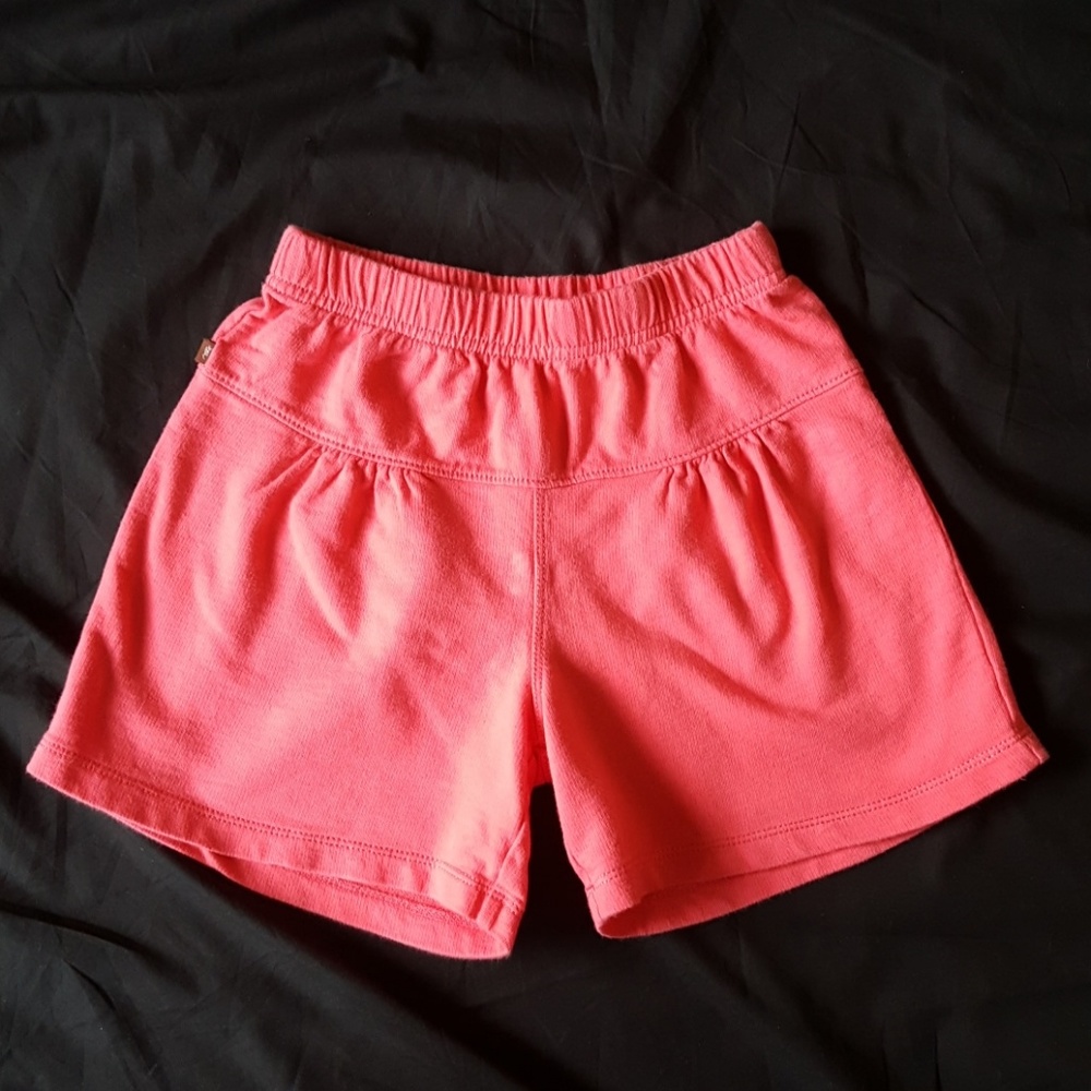 Used Tea Collection Girls Coral Pull-On Shorts
